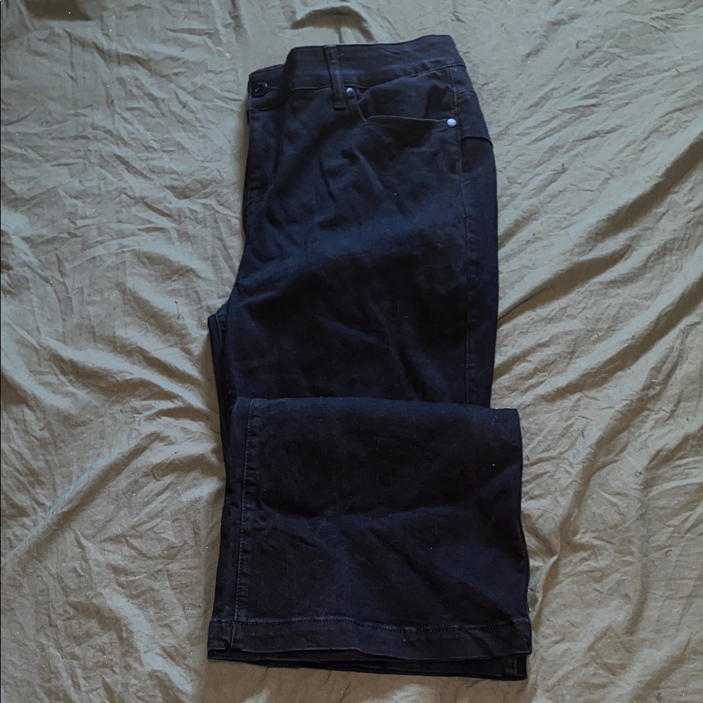 Torrid Wide Leg Black Denim Jeans - Picture 2 of 6